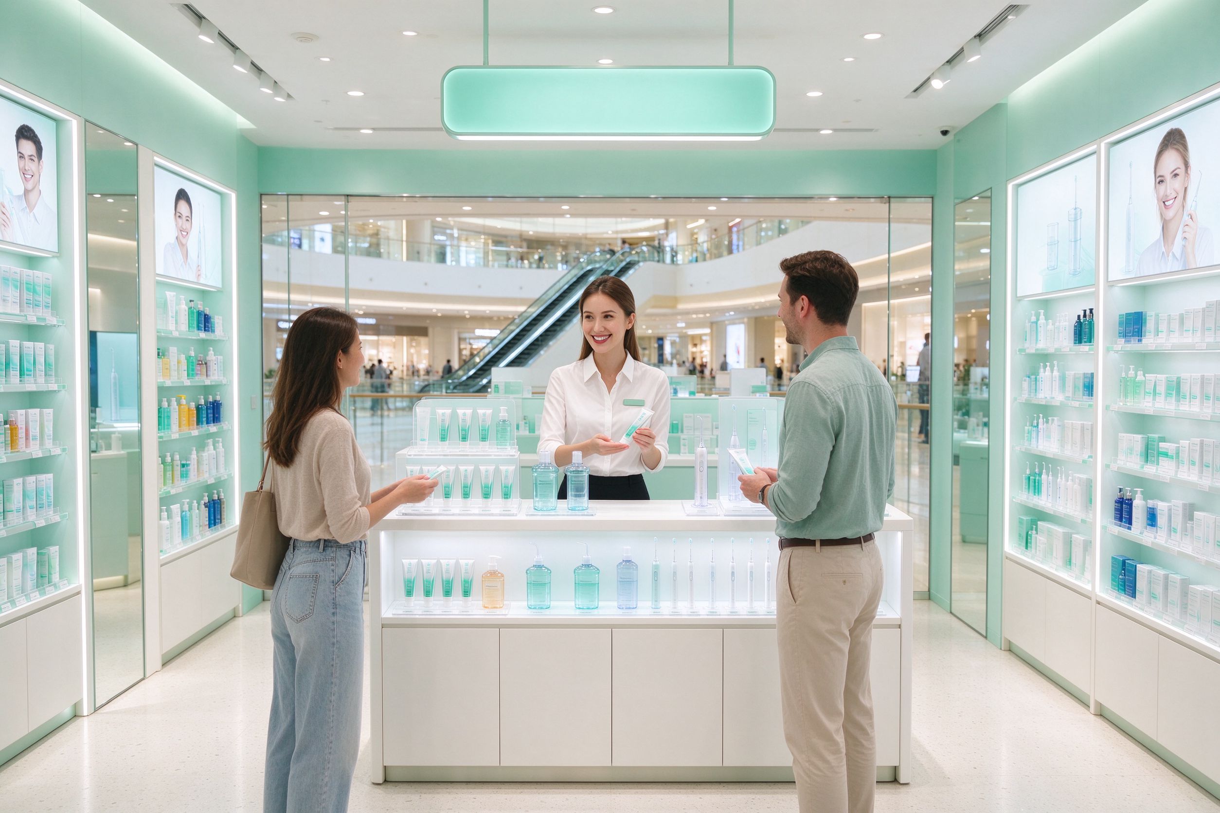 陶小白爱牙吧把口腔护理，什么是「爱牙吧店中店」？(图2)